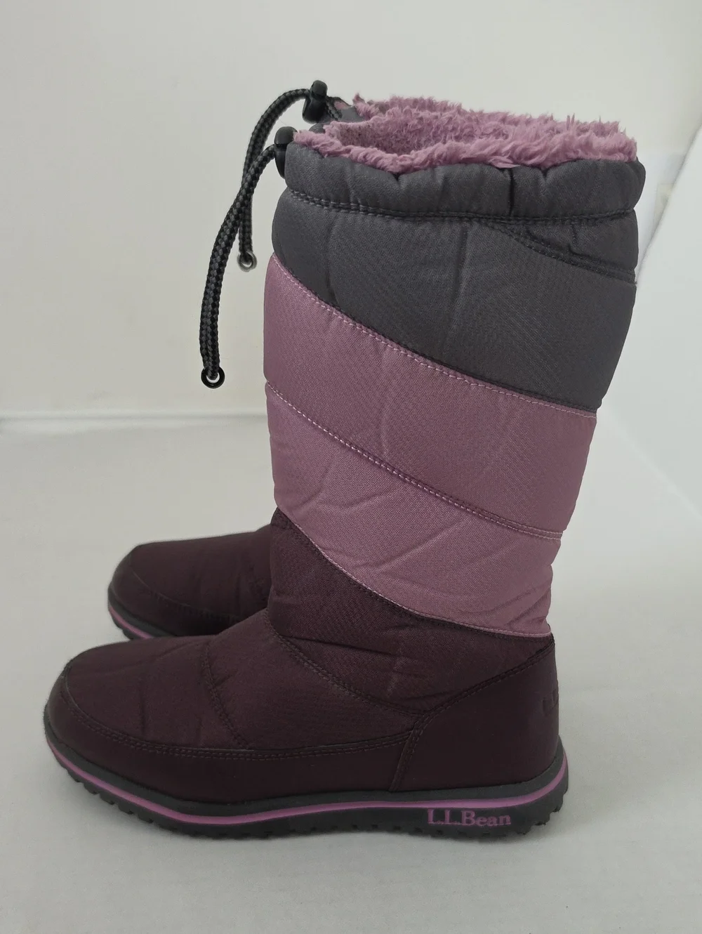 L.L. Bean Ultralight Tall Snow Boots Girl's Sz 4